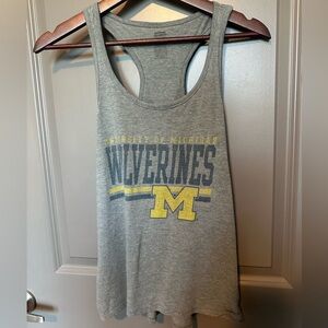 University of Michigan Gray Tank Top